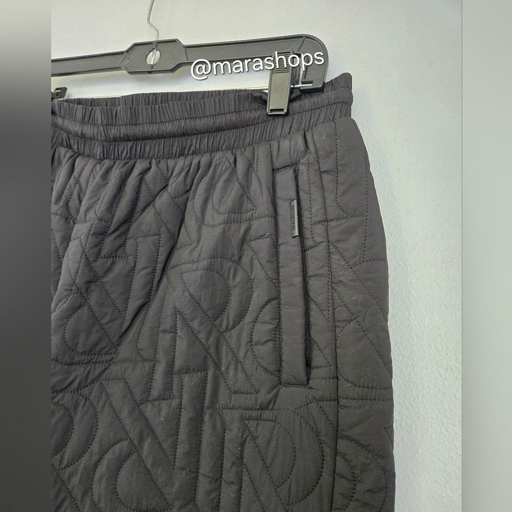Represent Clo Black Initial Down Trackpants - image 4